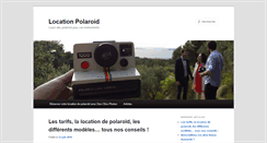 Desktop Screenshot of location-polaroid.fr